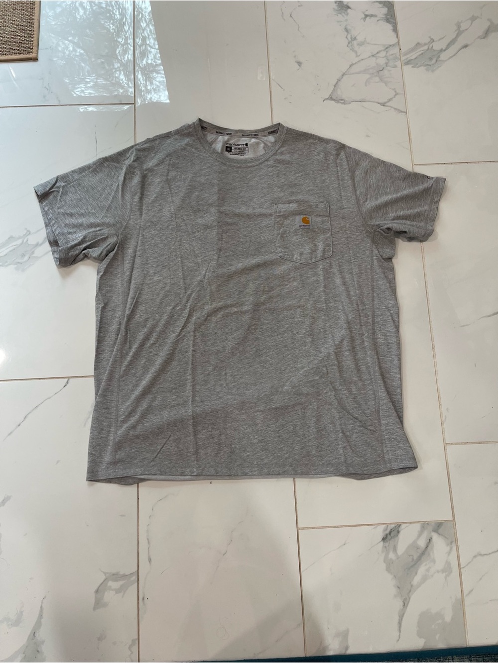 Carhartt Heather Gray Short Sleeve Pocket Tee